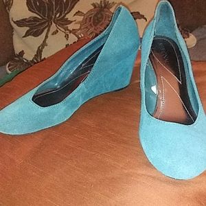 Wedges merona in green